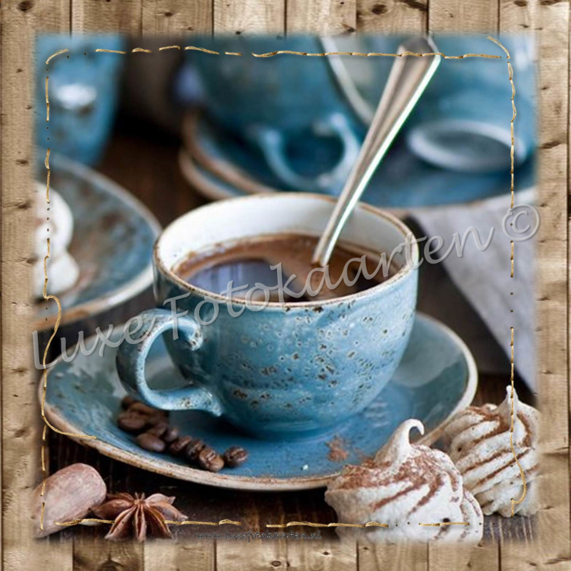 Blanco Algemeen - Blauw kopje